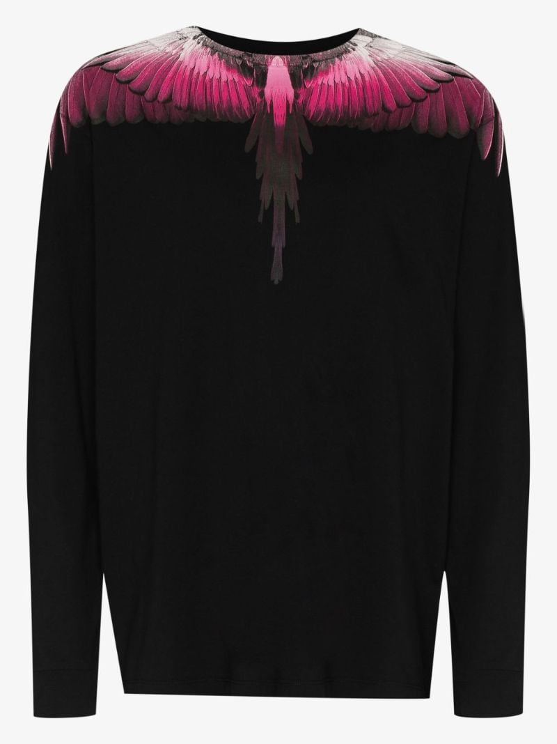 Wings Print Long Sleeve T-shirt