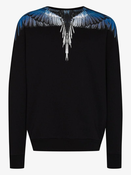 Wings Print Cotton Sweatshirt