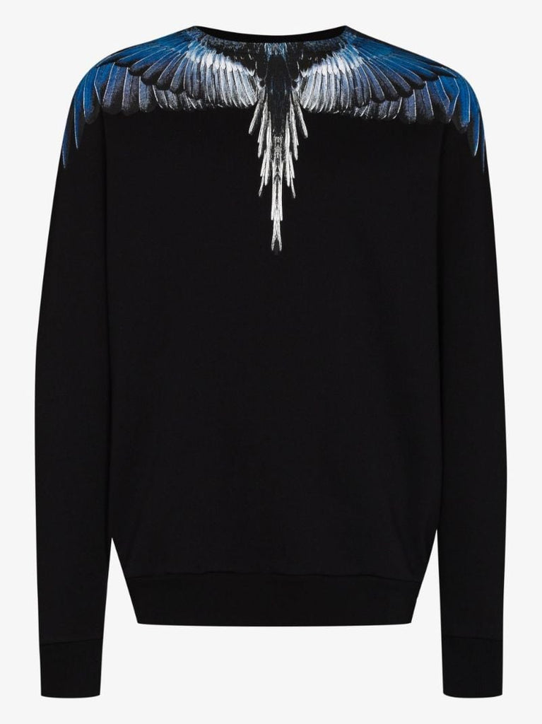 Wings Print Cotton Sweatshirt