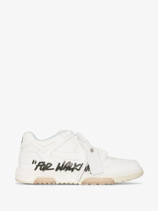 White Out of Office Leather Sneakers