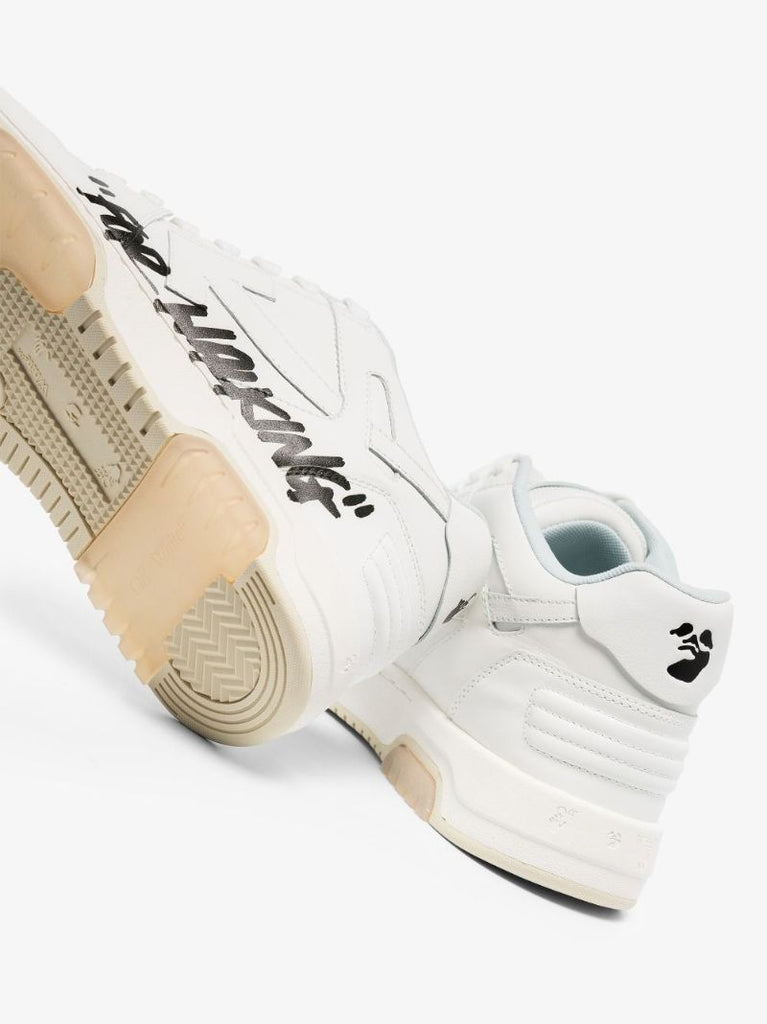 White Out of Office Leather Sneakers