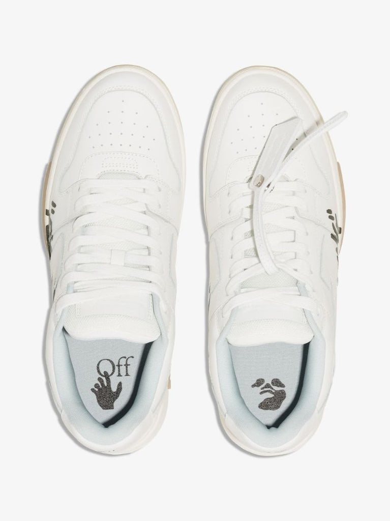 White Out of Office Leather Sneakers