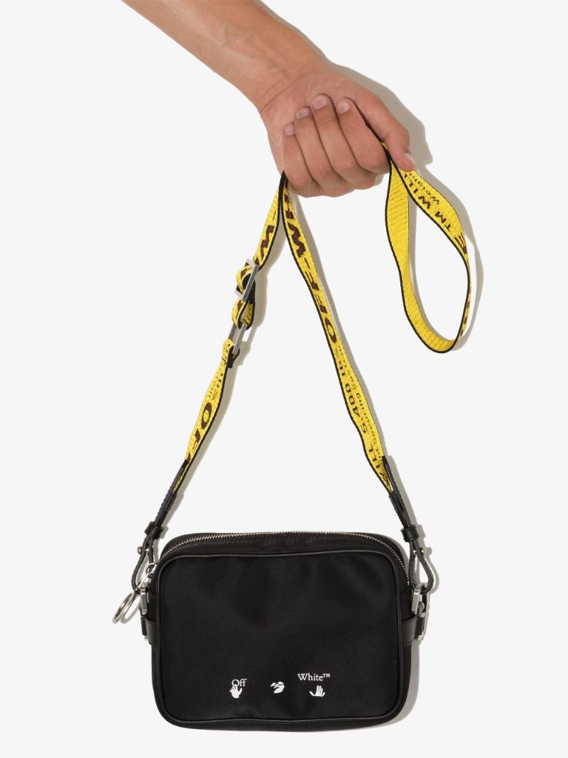 Black Logo Cross Body Bag