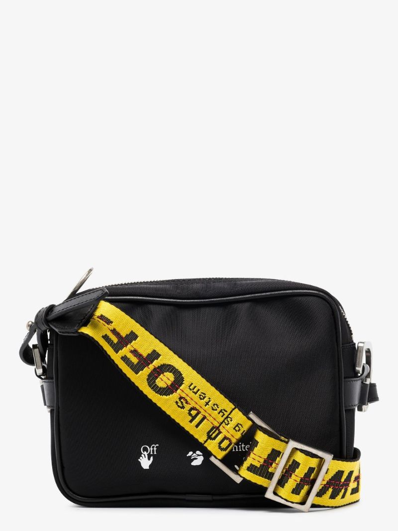 Black Logo Cross Body Bag