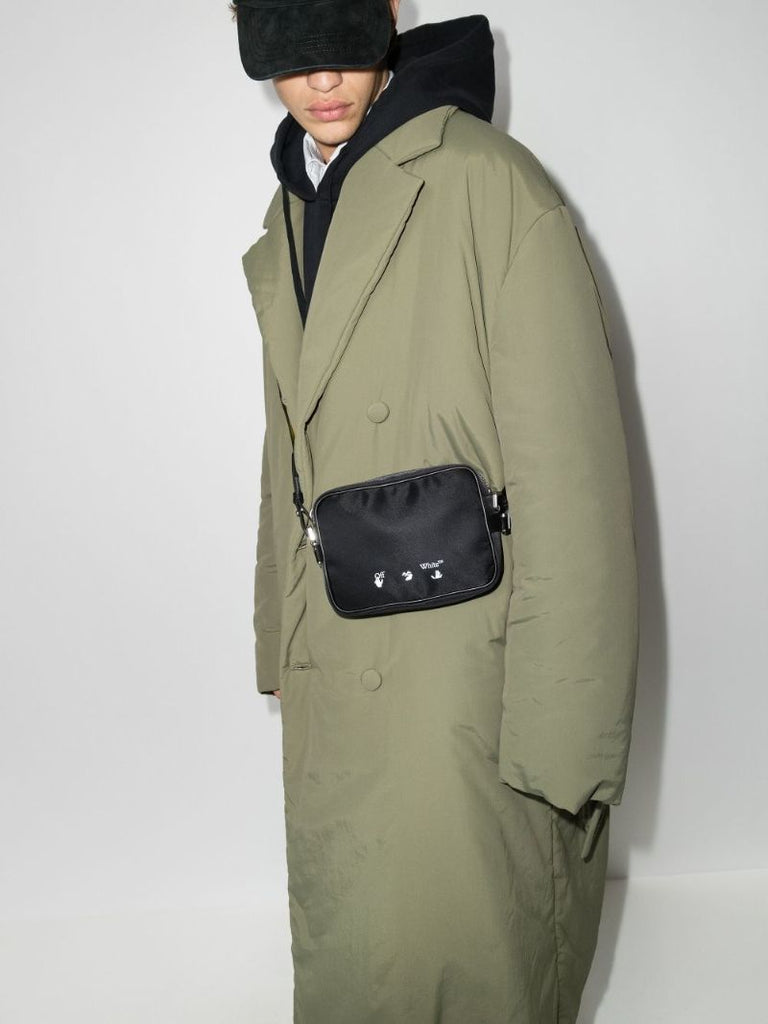 Black Logo Cross Body Bag