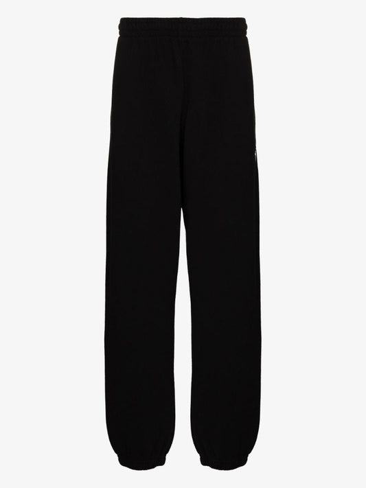 Black Caravaggio Arrows Cotton Track Pants