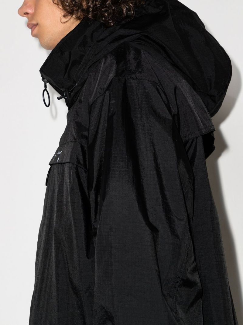 Logo Print Windbreaker Jacket