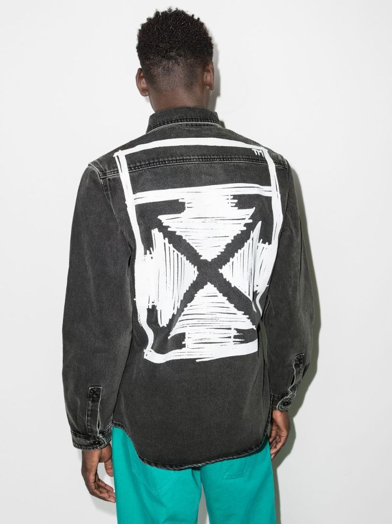 Negative Marker Denim Shirt