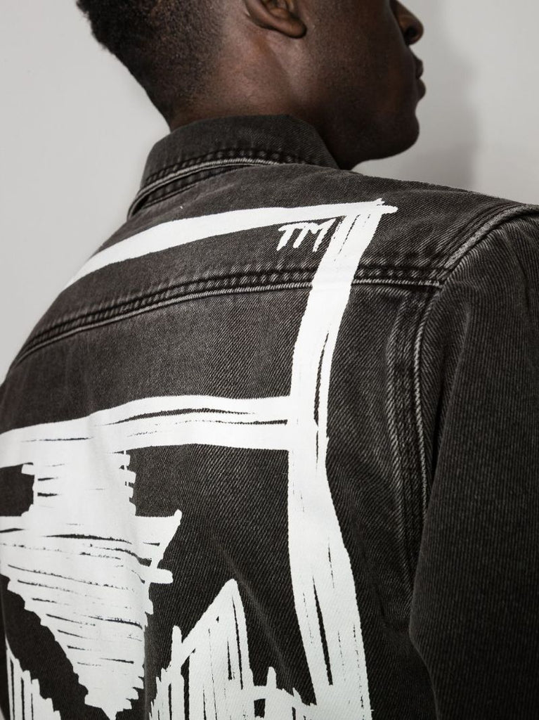 Negative Marker Denim Shirt