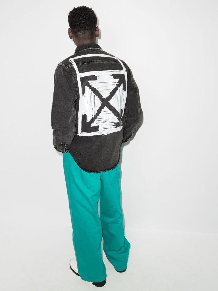 Negative Marker Denim Shirt