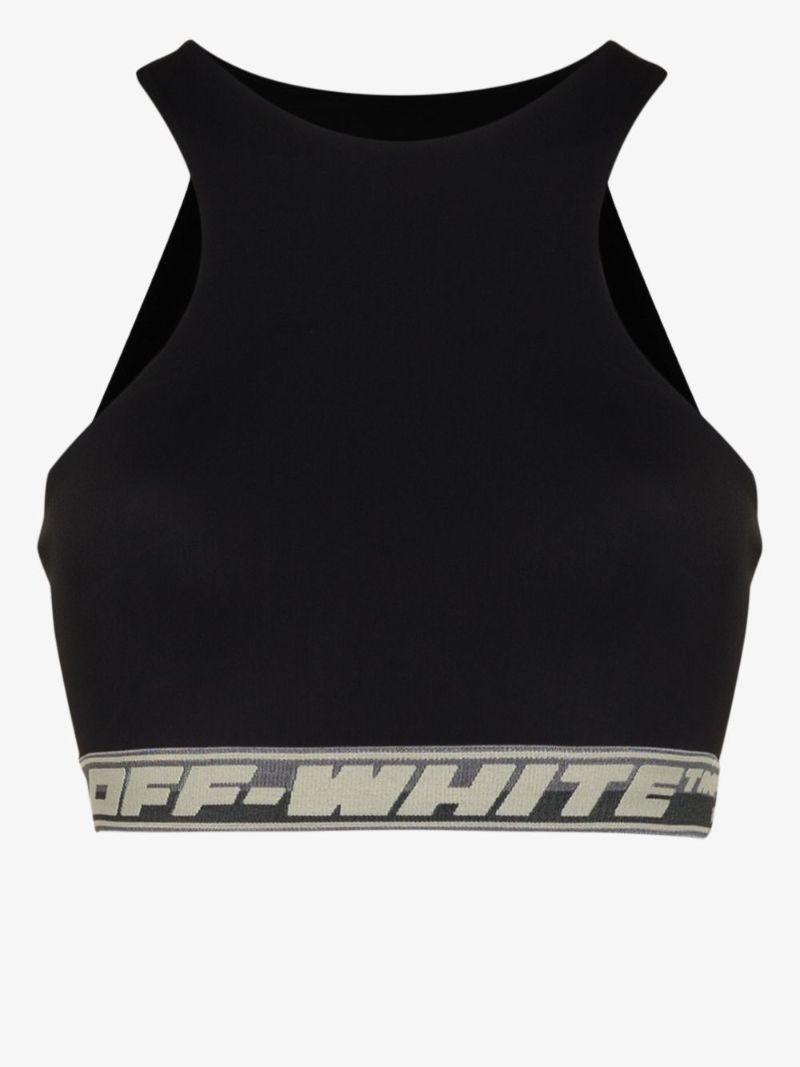 Logo Band Sports Bra