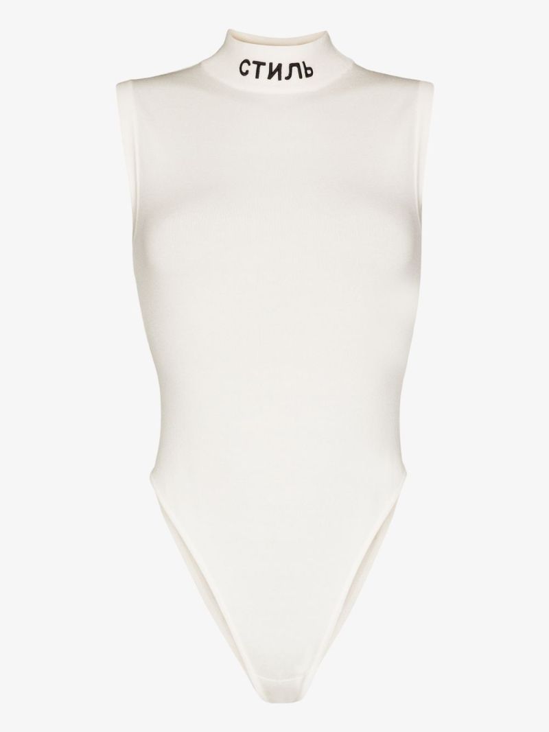 Ctnmb High Neck Sleeveless Bodysuit