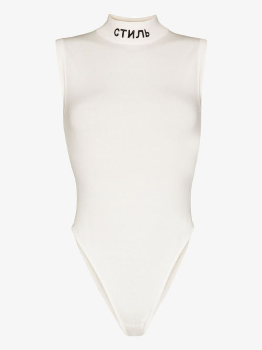 Ctnmb High Neck Sleeveless Bodysuit