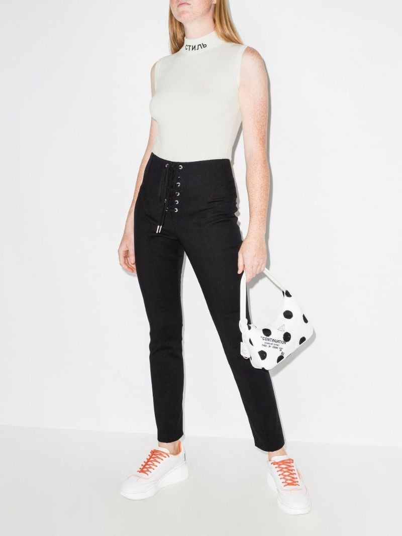 Ctnmb High Neck Sleeveless Bodysuit