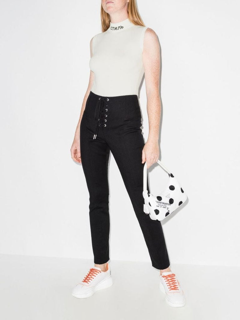 Ctnmb High Neck Sleeveless Bodysuit