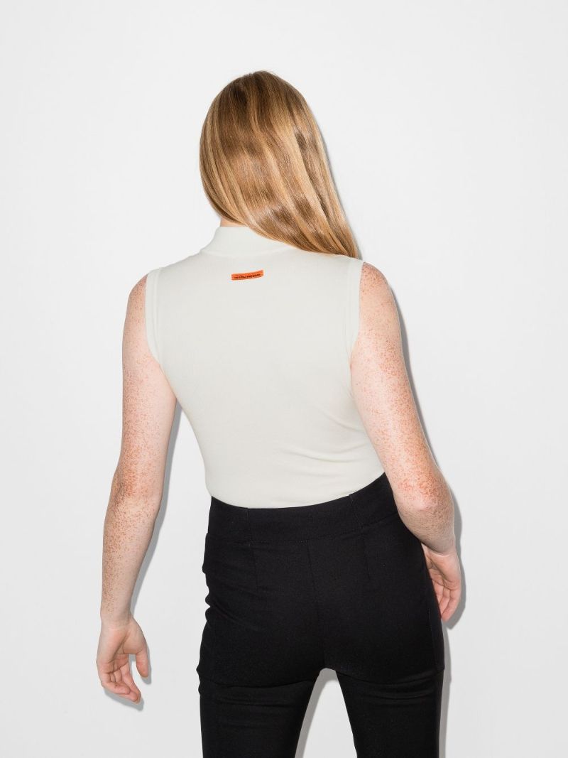 Ctnmb High Neck Sleeveless Bodysuit