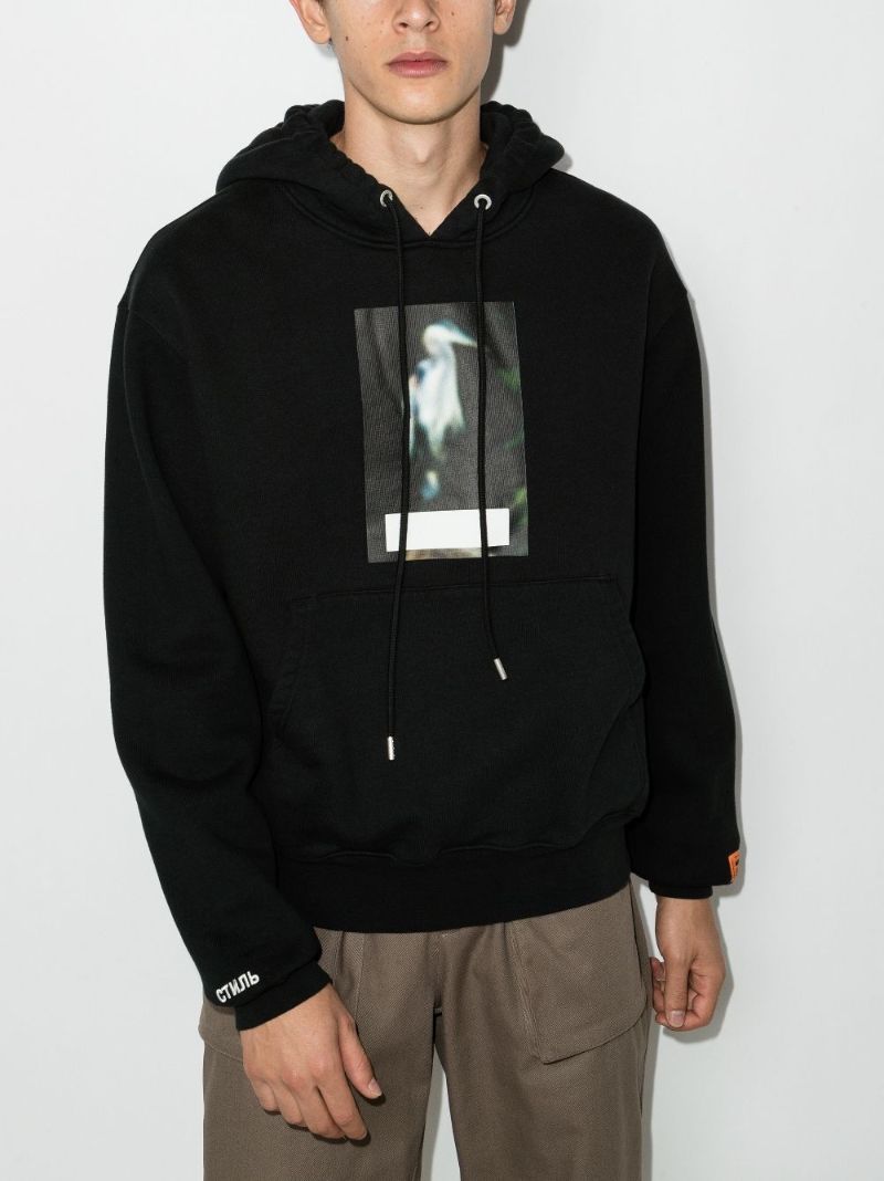 Censored Heron-print Hoodie