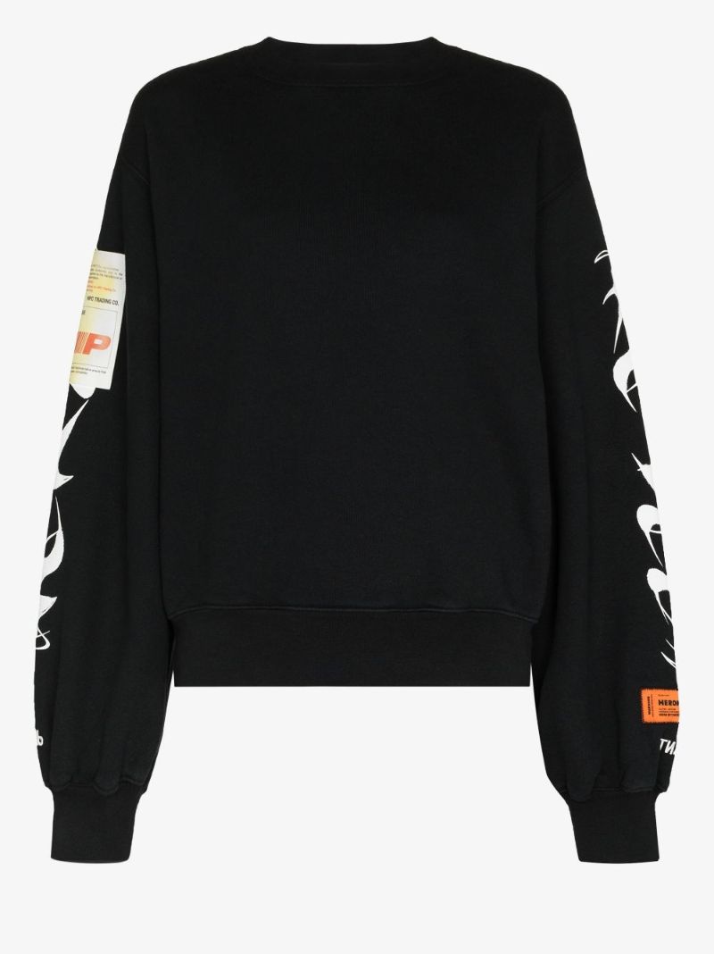 Brushed Printed Sweatshirt