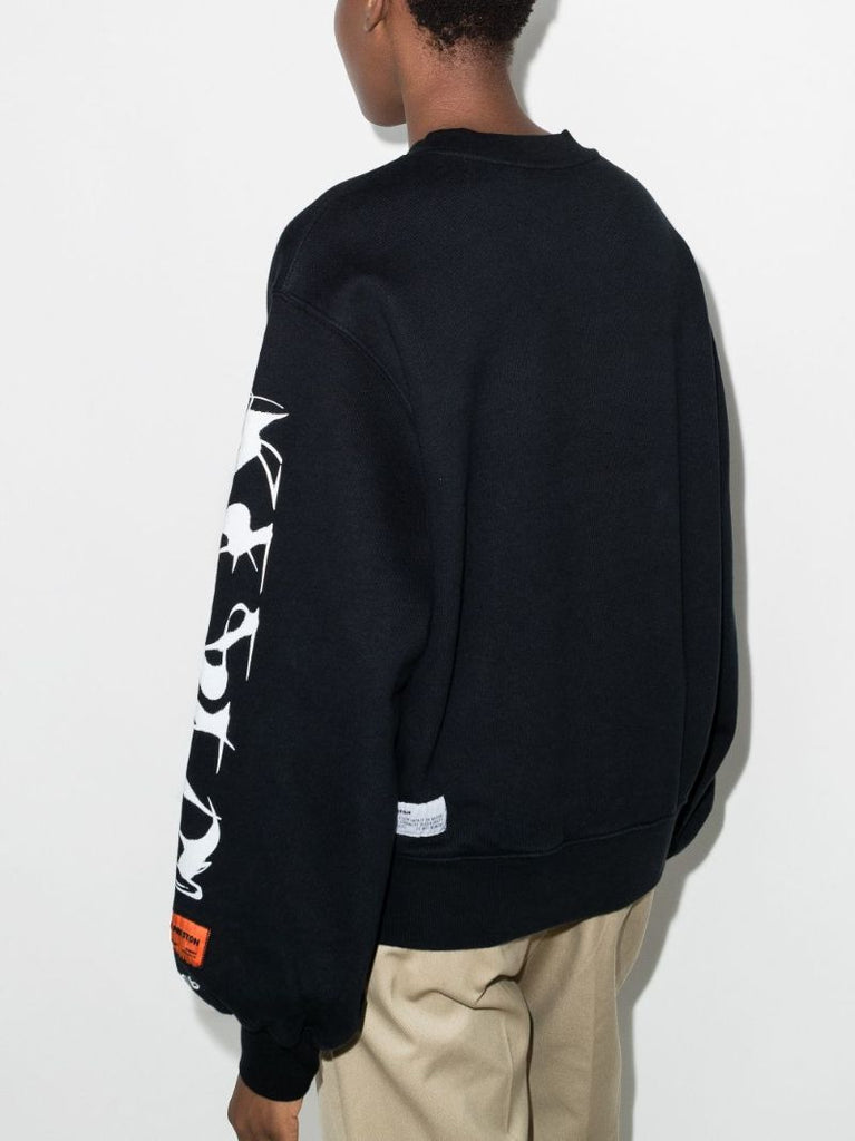 Brushed Printed Sweatshirt