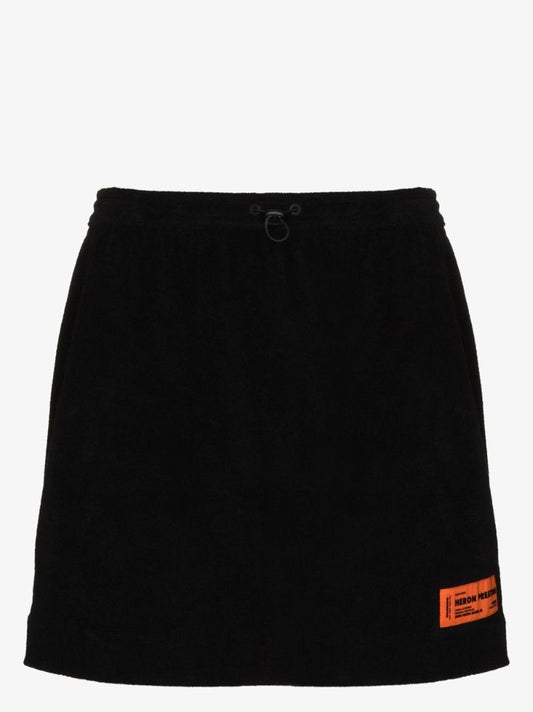 Terry Cotton Mini Skirt