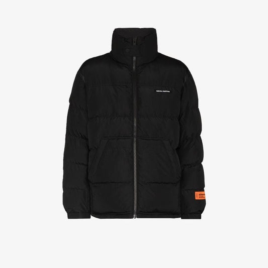 Patch Embroidered Puffer Jacket