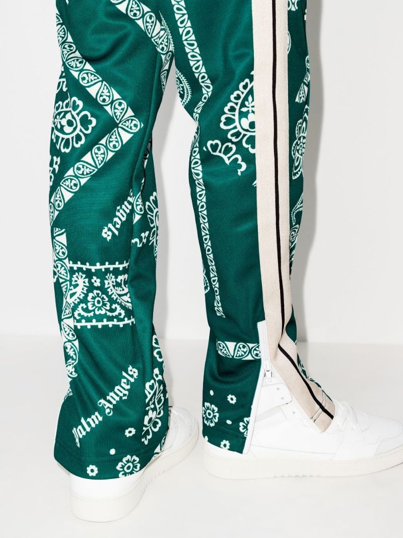 Bandana Print Track Pants