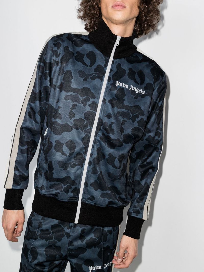 Night Camouflage Print Track Jacket