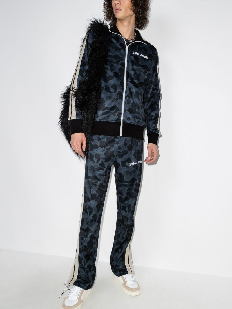 Night Camouflage Print Track Jacket