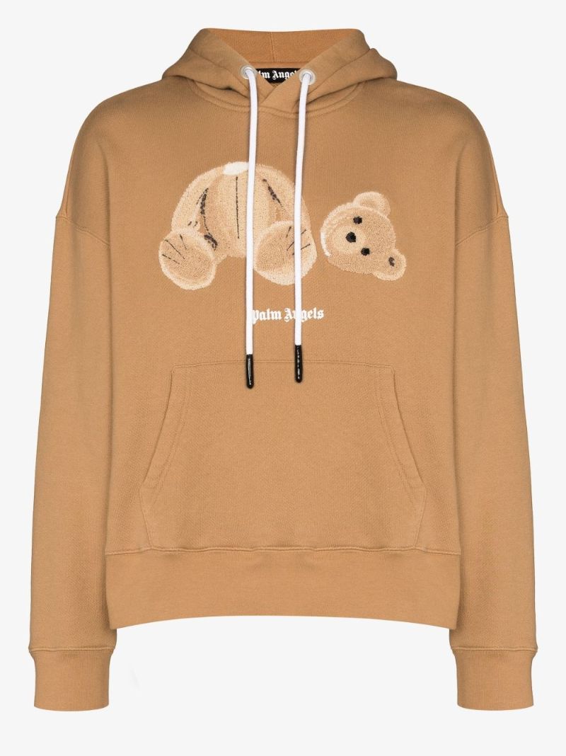 Bear Logo Cotton Hoodie