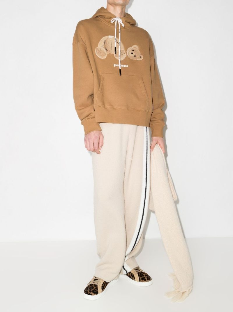 Bear Logo Cotton Hoodie