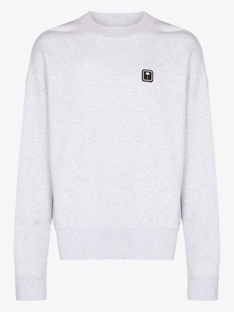 Palm Tree Cotton Sweatshirt