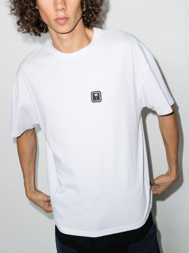 Palm Logo Patch Cotton T-shirt