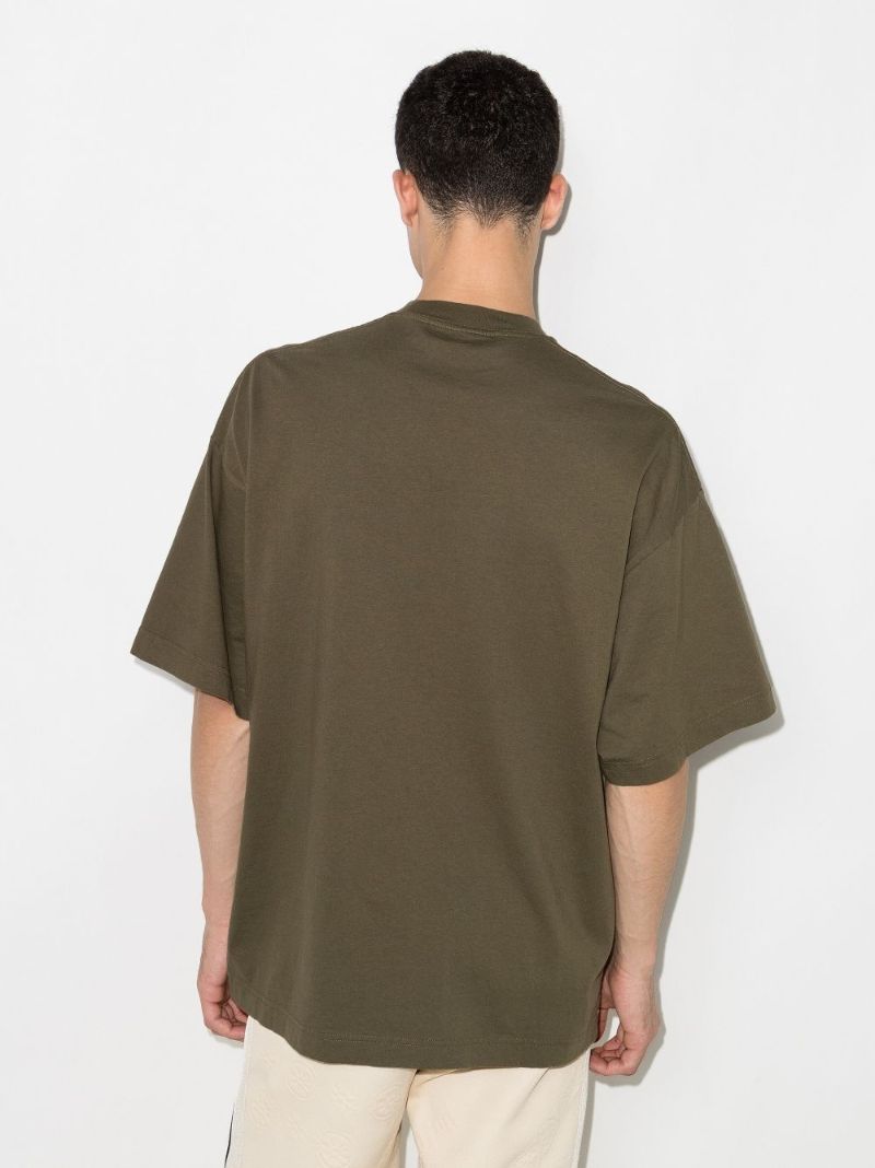 Bandana Print Logo Cotton T-shirt