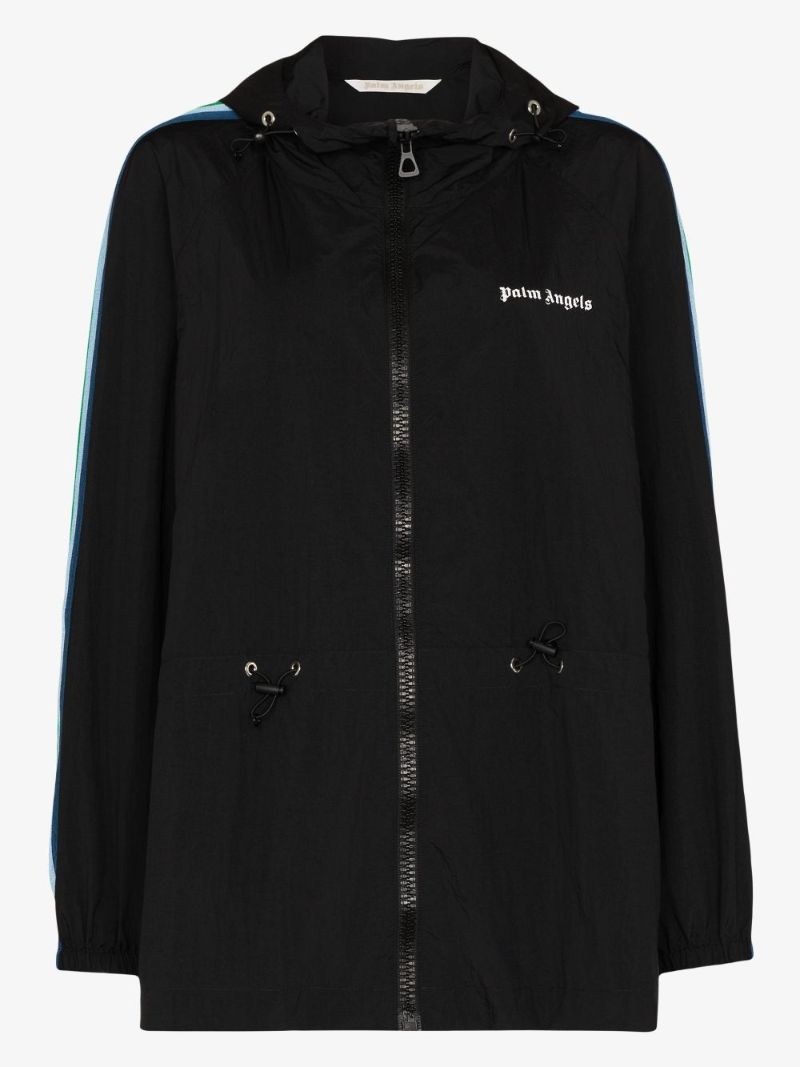 Rainbow Stripe Parka Coat