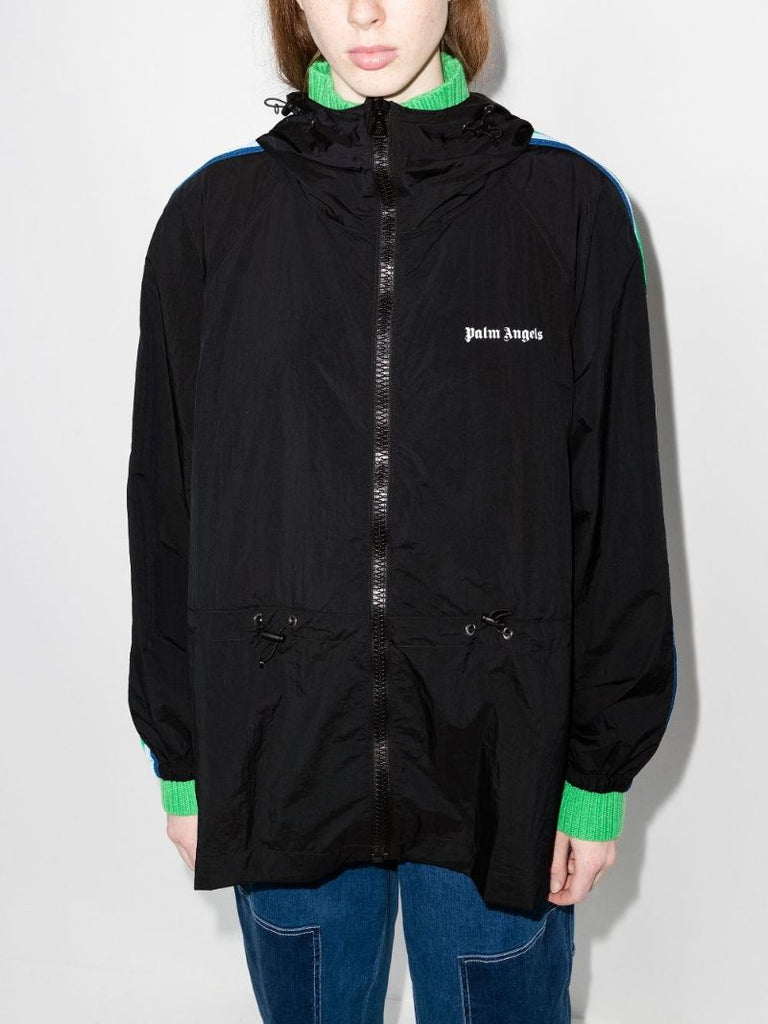 Rainbow Stripe Parka Coat