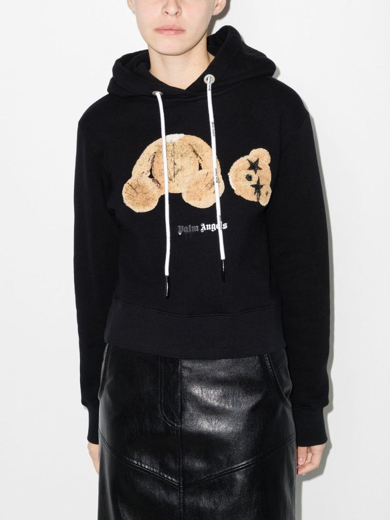Sprayed Bear AppliquÃ_x0083_Â© Hoodie