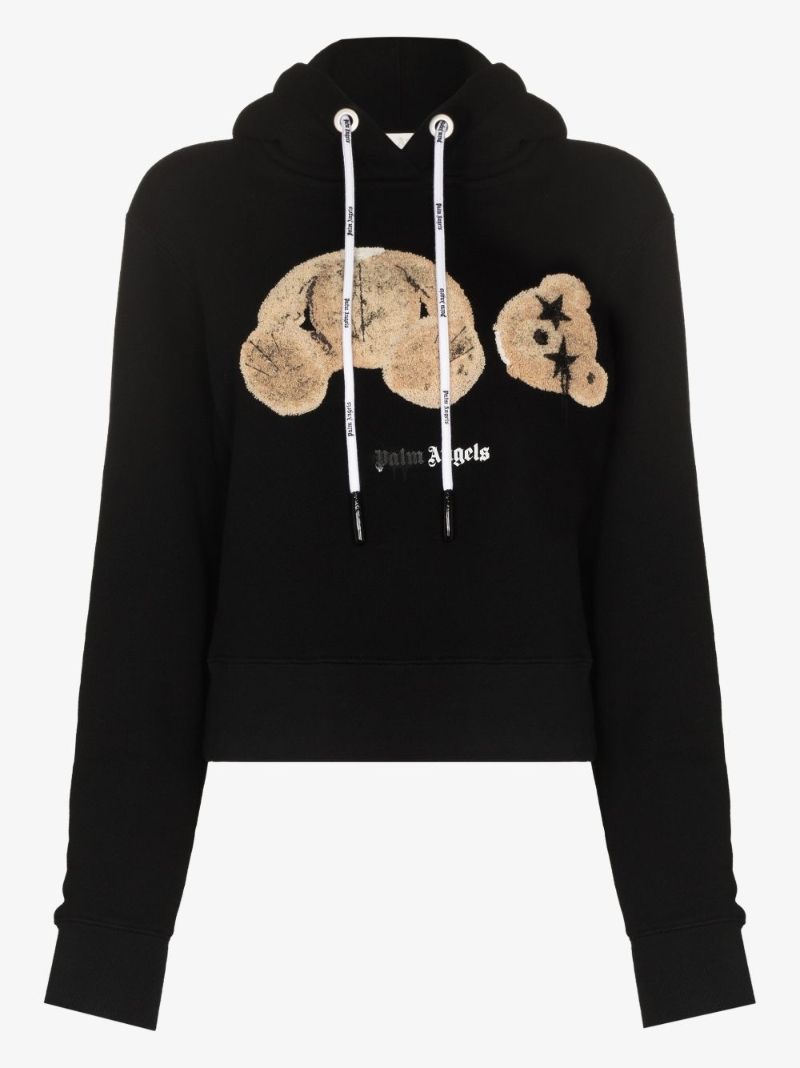 Sprayed Bear AppliquÃ_x0083_Â© Hoodie
