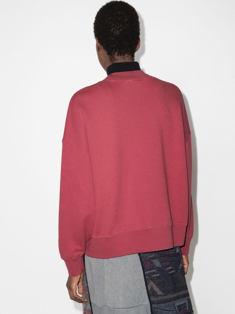 Bear AppliquÃ_x0083_Â© Cotton Sweatshirt