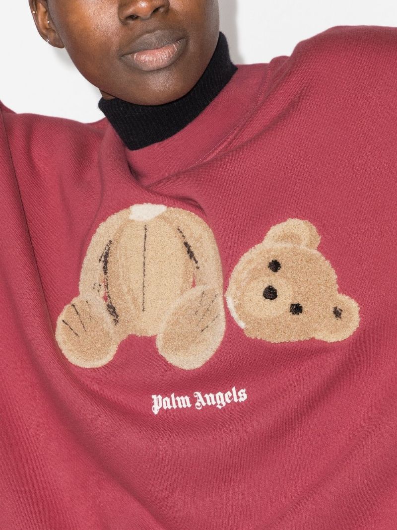Bear AppliquÃ_x0083_Â© Cotton Sweatshirt