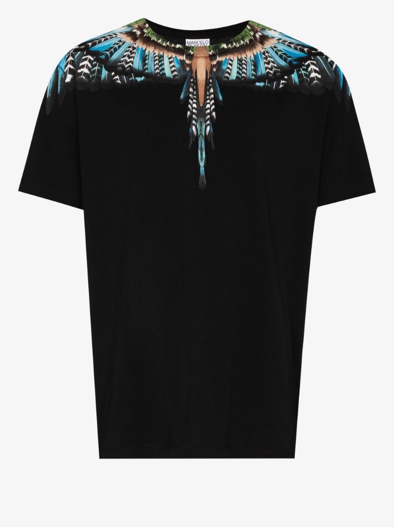 Grizzly Wings Print Cotton T-shirt