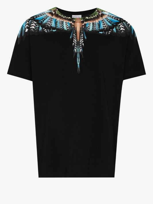 Grizzly Wings Print Cotton T-shirt