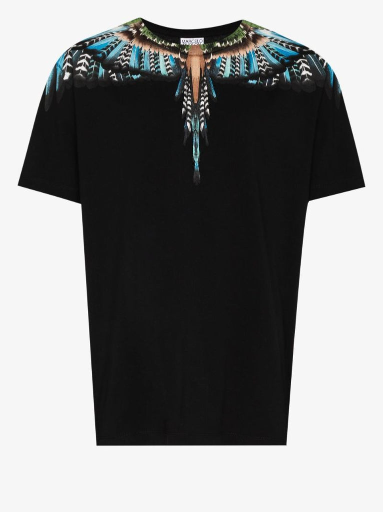 Grizzly Wings Print Cotton T-shirt