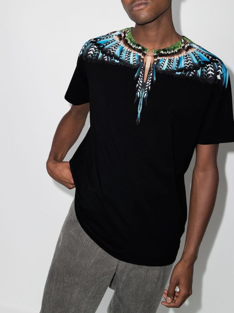 Grizzly Wings Print Cotton T-shirt