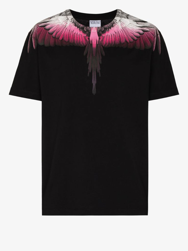 Wings Print Cotton T-shirt