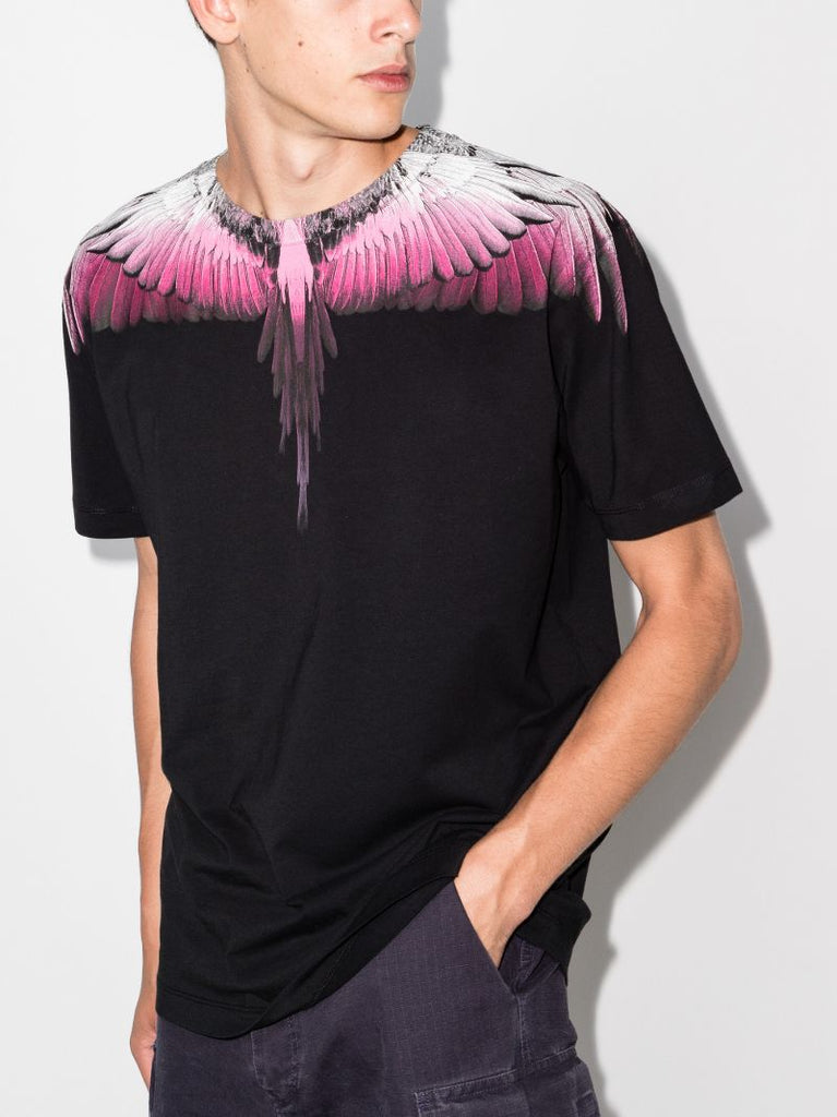 Wings Print Cotton T-shirt
