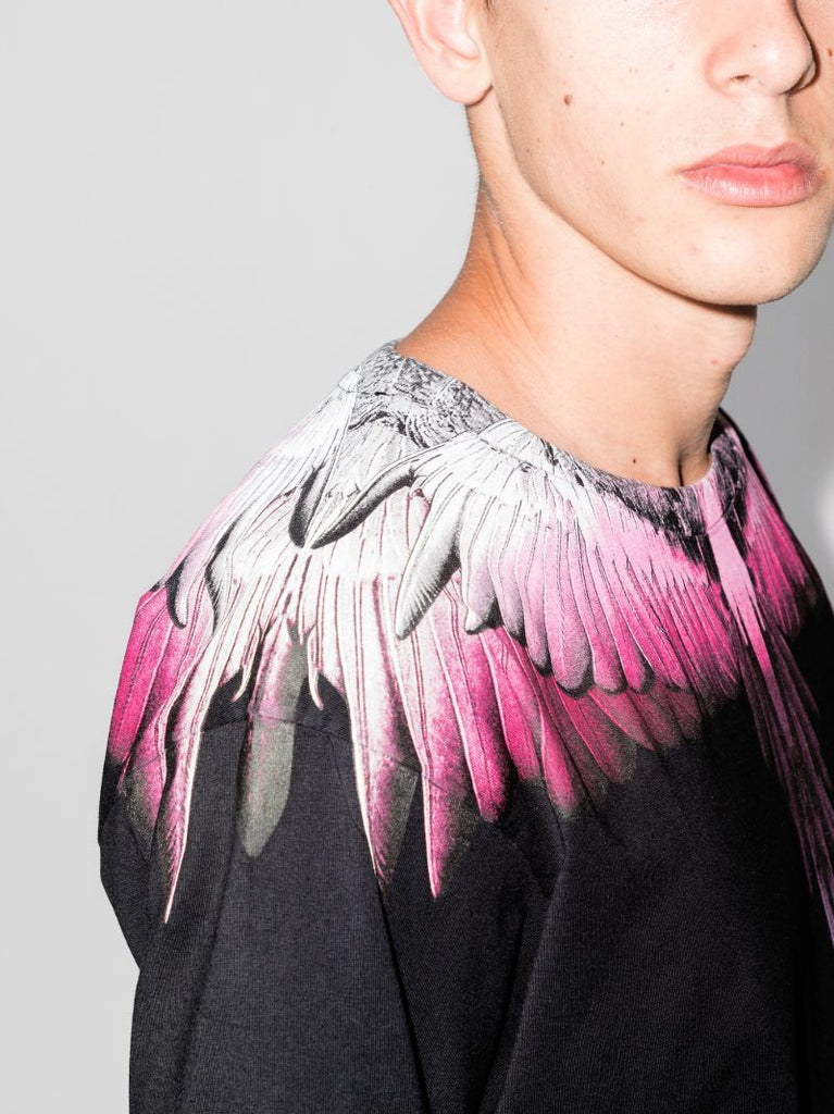 Wings Print Cotton T-shirt