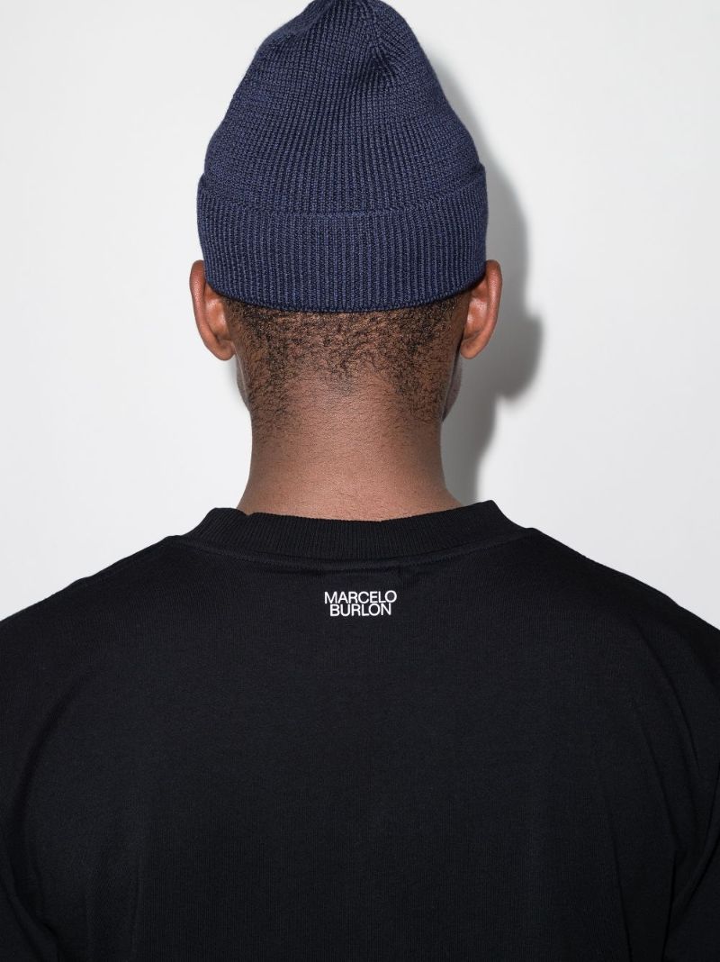 Cross Motif Cotton T-shirt