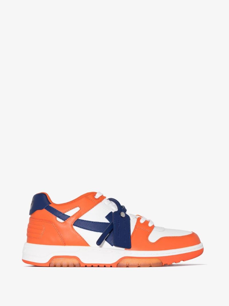 Orange Out of Office Leather Sneakers