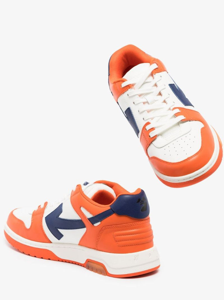 Orange Out of Office Leather Sneakers