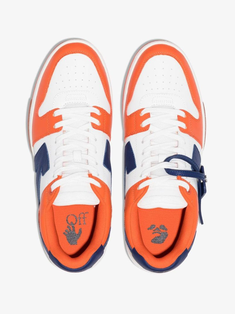 Orange Out of Office Leather Sneakers